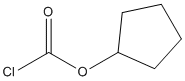 Cyclopentyl Chloroformate Structure